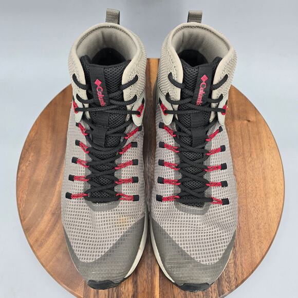 Columbia Trailstorm Mid Boots Mens 12 Gray Outdoor Hiking Waterproof Lace Up main image 8